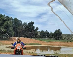 Balsa del Sabinar en la Sierra de Gádor, Almería.