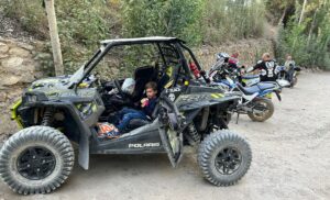 Avituallamiento en el parque de Celin, Dalias, Almería.