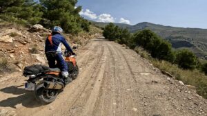 Rodando por Gergal, Almería.
