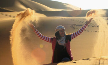 YOLANDA EN LAS DUNAS