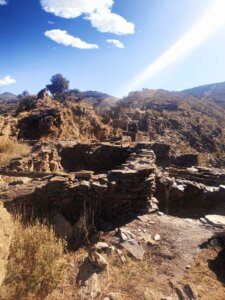Pueblo minero abandonado de Los Canos de Serón, en la Sierra de Filabres (Almería)